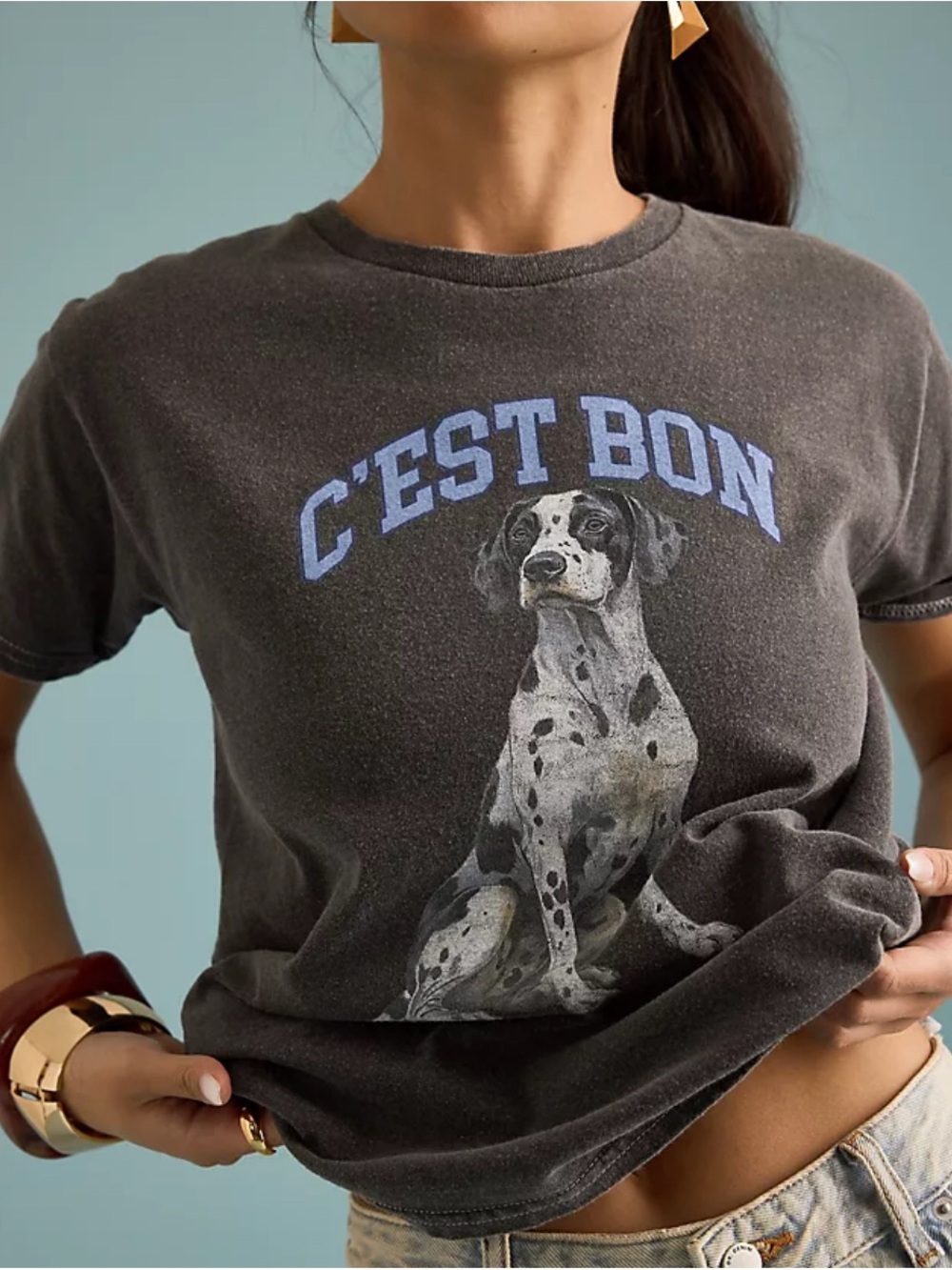 Anthropologie Dalmatian Baby T-Shirt